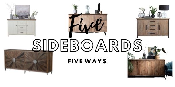 five wooden sideboards for top tips to style 5 rustic sideboards 5 ways