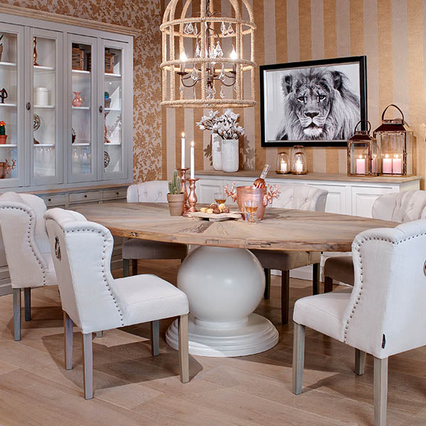 Get the look: Create a bright dining room with painted furniture - Modish Living