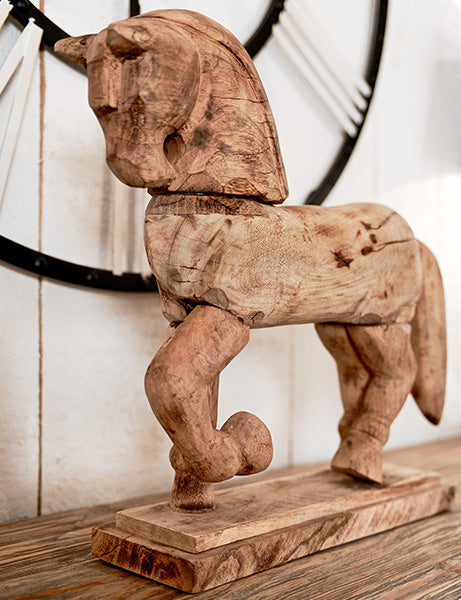 Andrew Wooden Horse Decoration