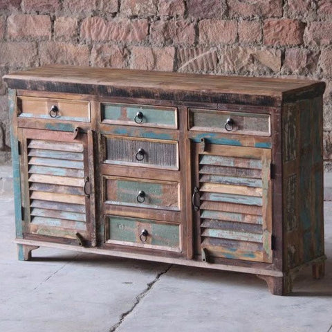 Mary Rose 6 Drawer Reclaimed Wood Sideboard