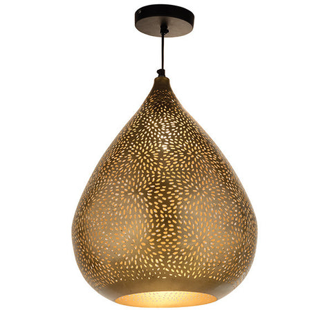 Gold Teardrop Babloo Pendant Light for living room