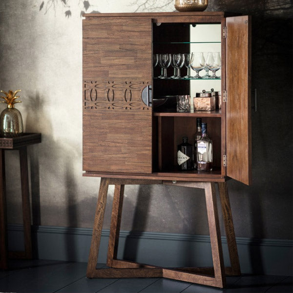 Bahamas Wooden Drinks Display Cabinet