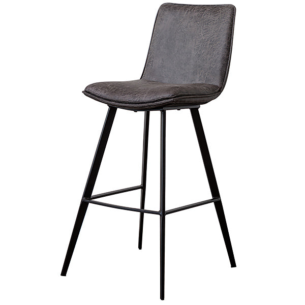 Bancroft faux leather bar stool
