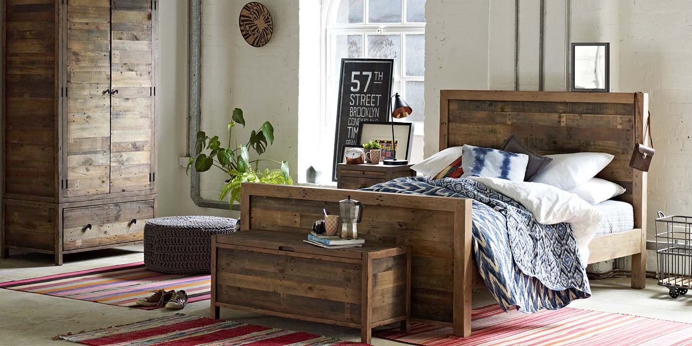 Standford Reclaimed Wood Bedroom Furniture