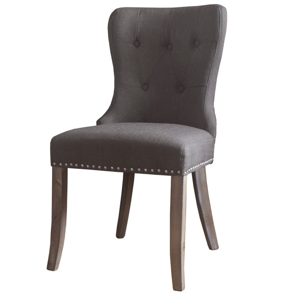Brook Grey Upholstered Dining Chair