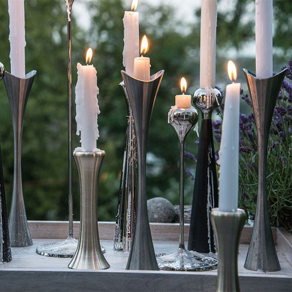 Calla Pewter Candle Holder 