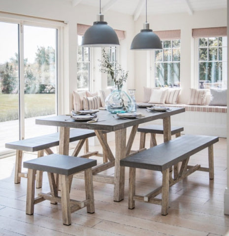Chilson Dining Table and Bench Set