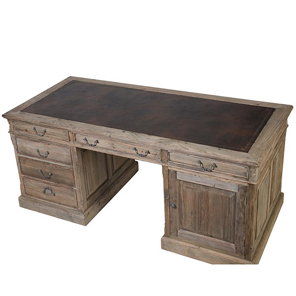Colette Reclaimed Wood Desk Top