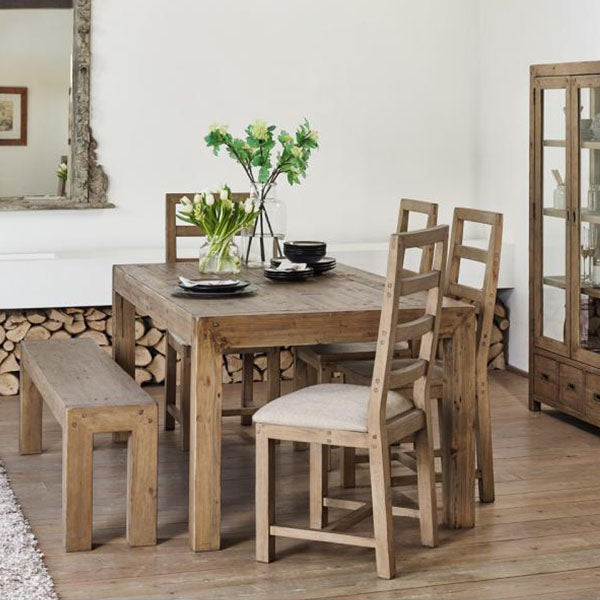 Cotswold Reclaimed Wood Dining Table in Dining Room