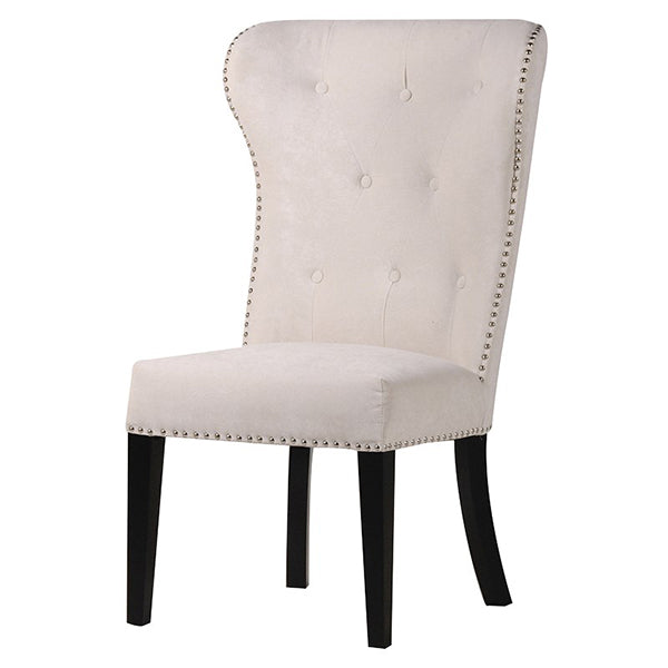 Cream Dining Chair With Lion Knocker