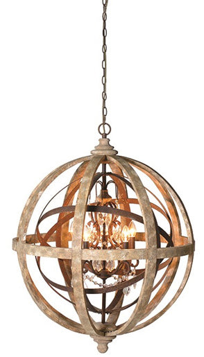 Gold coloured round pendant light with a luxurious feel 