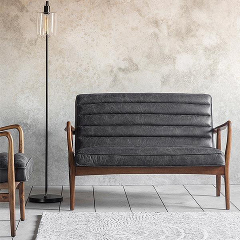 Dagmar Grey Leather sofa