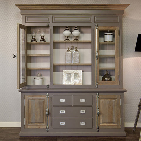 Display Unit with Silver Handles