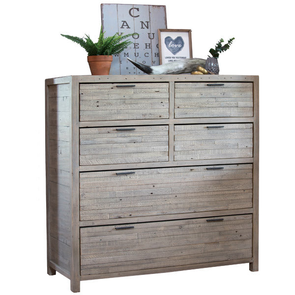 Dulwich Medium Reclaimed Wood Chest of Drawers