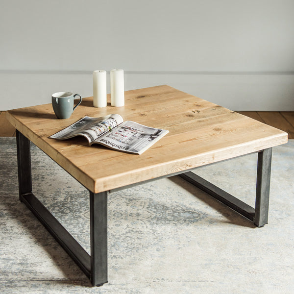Beam Industrial Reclaimed Wood Coffee Table
