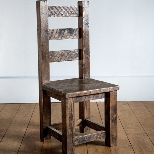 English Beam Reclaimed Wood Dining Chair