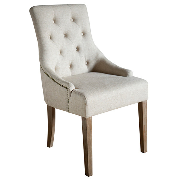 Florence Cream Fabric Dining Chair