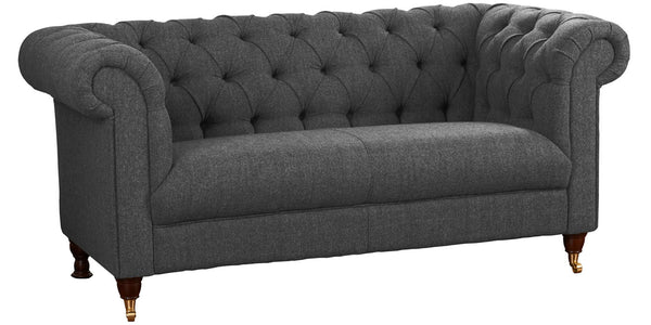 Traditional Grey Chesterfield Sofa