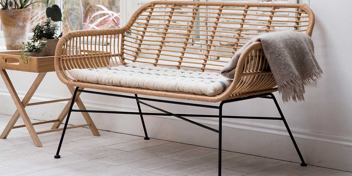 Hampstead Bamboo Outdoor Bench
