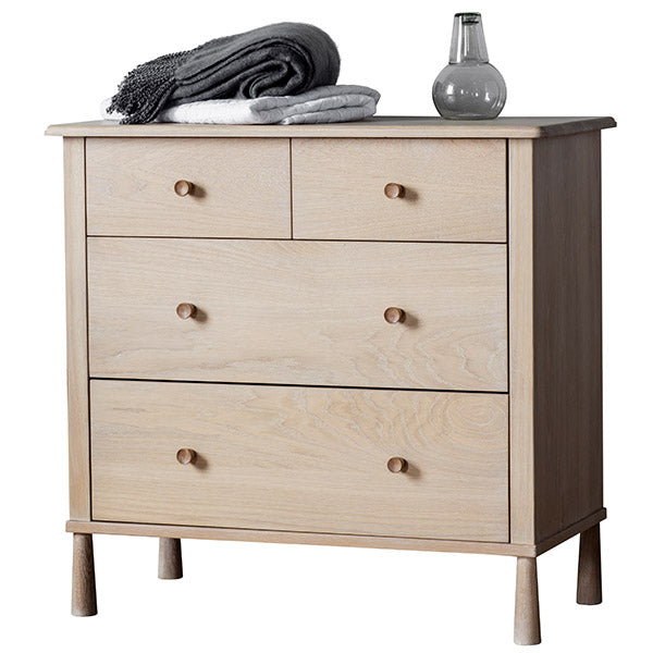Hudson Living Wycombe Oak Chest of Drawers
