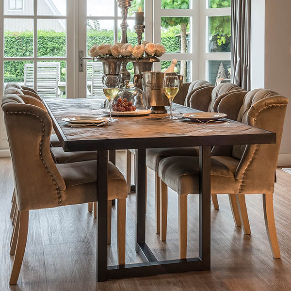 Kingsbridge Industrial Reclaimed Wood Dining Table