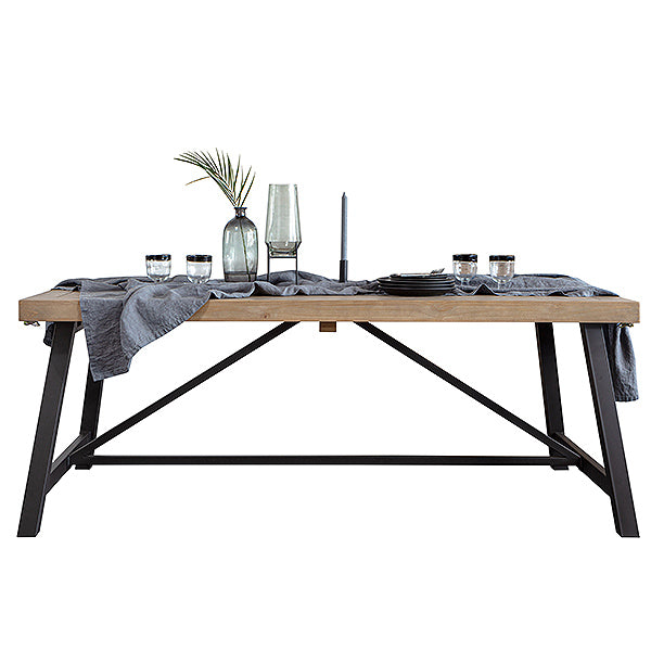 Industrial Lansdowne Reclaimed wood dining table