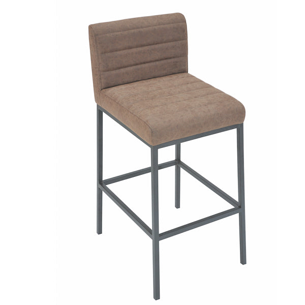 Lansdowne Faux Leather Industrial Bar Stool