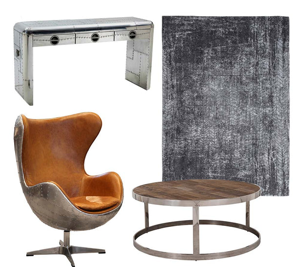 Aviator Armchair and Console Table