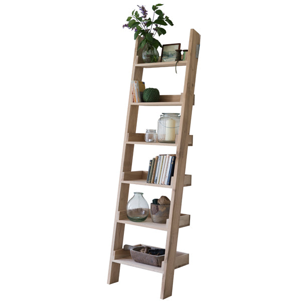 Oak Ladder Bookcase