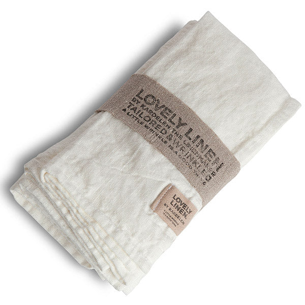 Lovely Linen white napkins