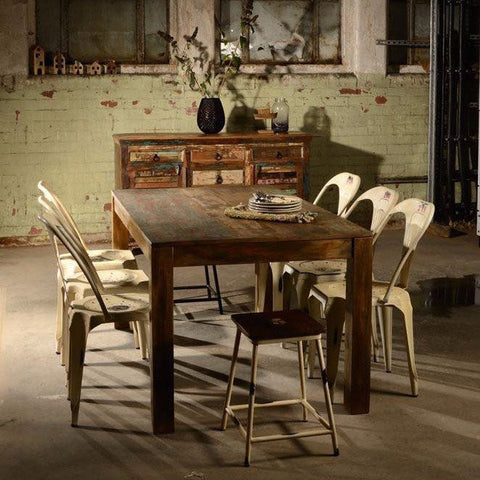 Mary Rose Reclaimed Boat Wood Dining Table 