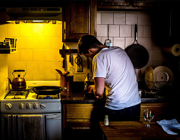 Man Cooking in the Kitchen