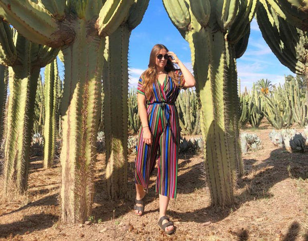 That's So Gemma walking in a cacti park