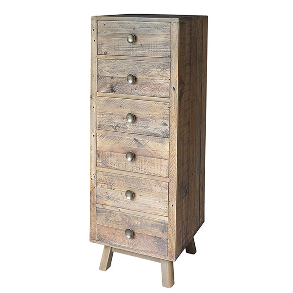 Nilsson Rustica Tall Reclaimed Wood Chest of Drawers