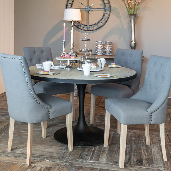 Oxford Industrial Round Dining Table