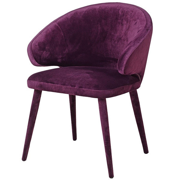 Riley Purple Velvet Dining Chair