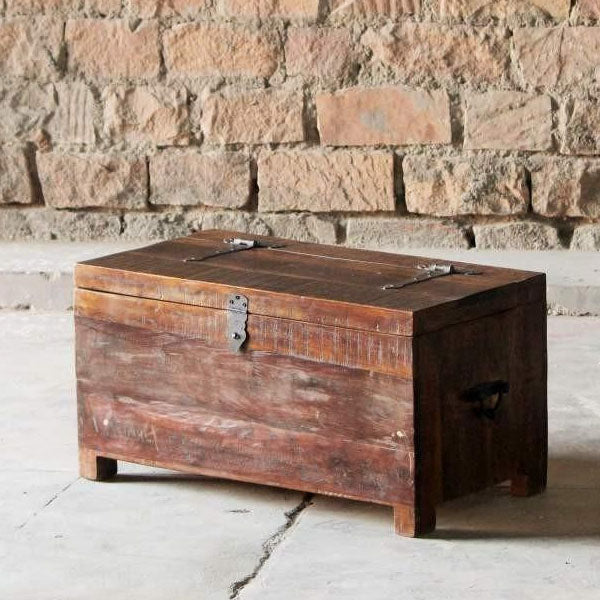 Riya reclaimed wood trunk coffee table