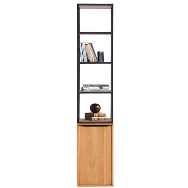 Rocco Industrial Rustic Oak Tall Bookcase