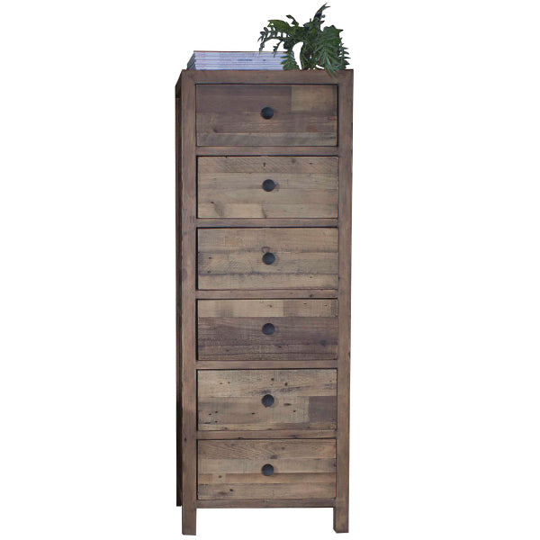 Standford Reclaimed Wood Tall Chest of Drawers
