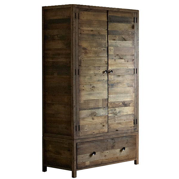 Standford Reclaimed Wooden Wardrobe