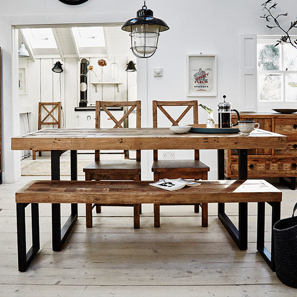 Standford Industrial Reclaimed Wood Dining