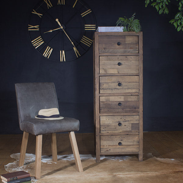 Standford Reclaimed Wood Tall Chest of Drawers