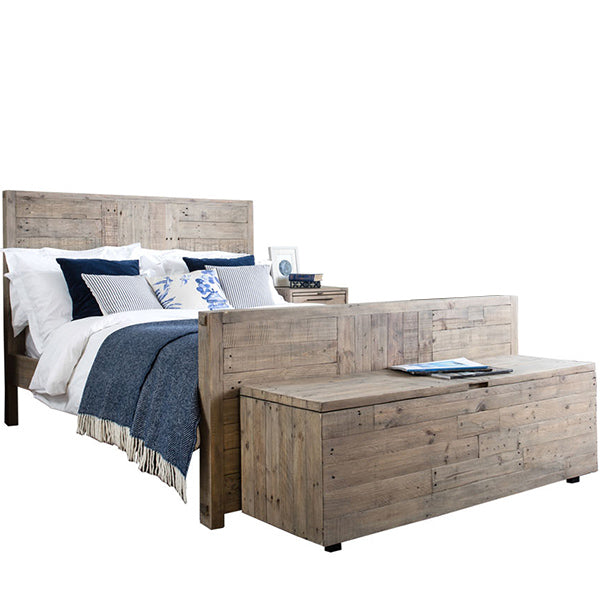 Thornton Reclaimed Wood in Bed and Blanket Box