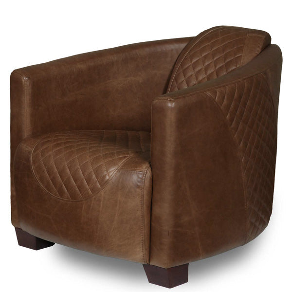 Triumph Cerato Brown Leather Armchair