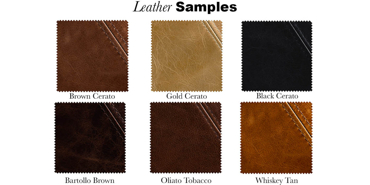 Bristol Leather and Harris Tweed Sofa Leather Options