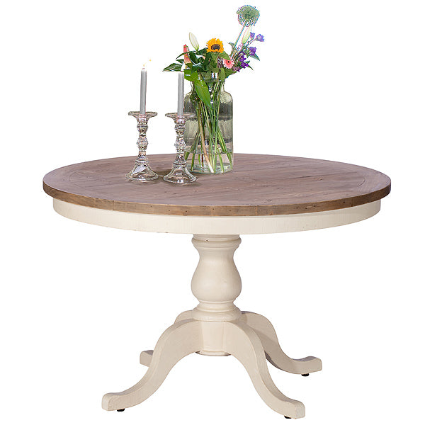 Worcester Reclaimed Wood Round Dining Table