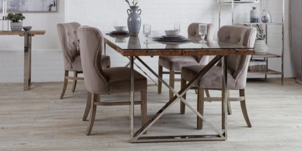 reclaimed wood dining table for 5 bold dining tables for a striking dining space blog