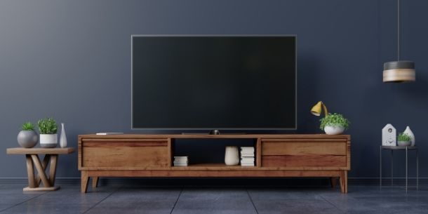 cosy industrial living room tv ideas