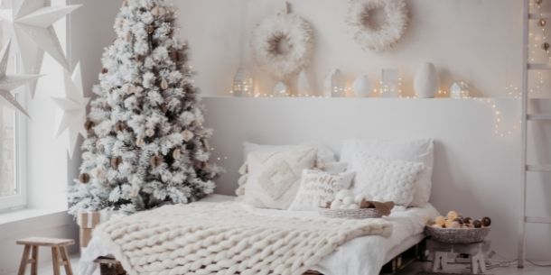 Christmas themed bedroom for Easy ways to make your guests feel extra welcome blog