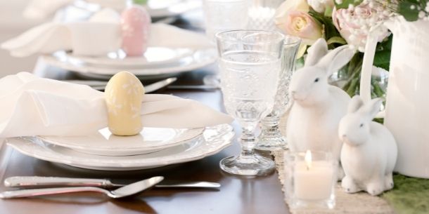 How to style a chic Easter dining table blog